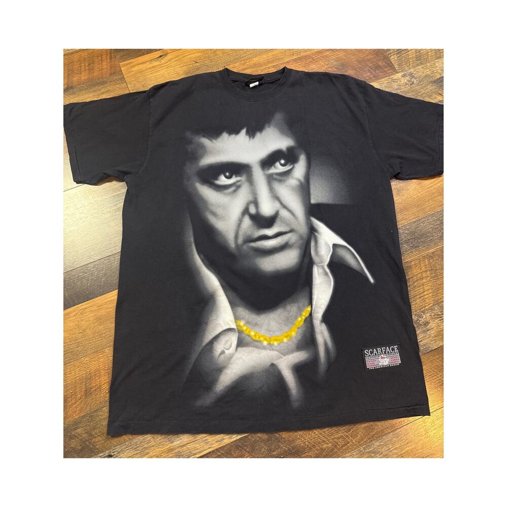 VTG Scarface Clothing T Shirt Movie Universal Single Stitch Size 1X